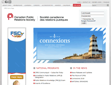 Tablet Screenshot of cprs.ca
